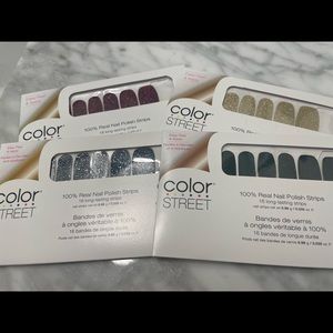4 sets Color Street nails 💅